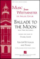 Ballade to the Moon SATB choral sheet music cover